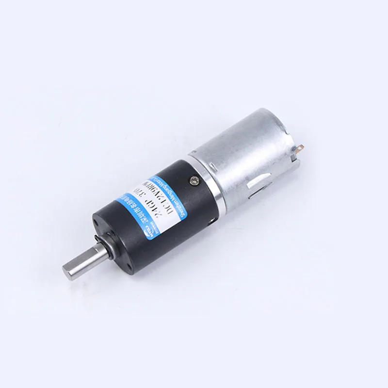 Motor planetario de 24mm, 12V, 24V de CC, de alto par motor de engranaje, motor de cepillo de carbono 24GP-370, velocidad ajustable, Can CW CCW