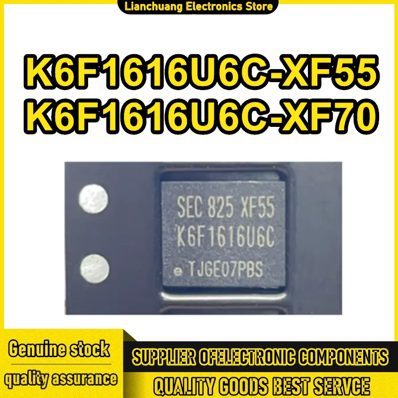 

5 шт. K6F1616U6C-XF70 K6F1616U6C-XF55 SEC BGA IC чипсет новый на складе