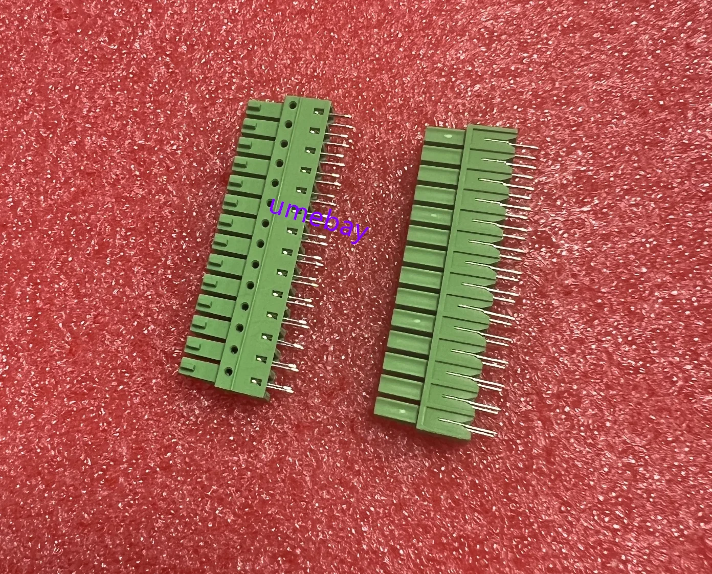 플러그인 PCB 와이어링 단자 핀 구부러진 핀, KF2EDGA, KF2EDGB, 3.5mm, 5 개, 15EDGA