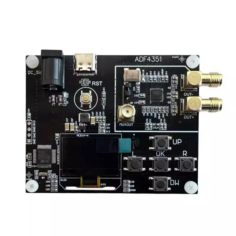 ADF4351 35Mhz-4400Mhz RF Signal Generator RF Signal Source Module With0.96 Inch Oled Display-Y18A