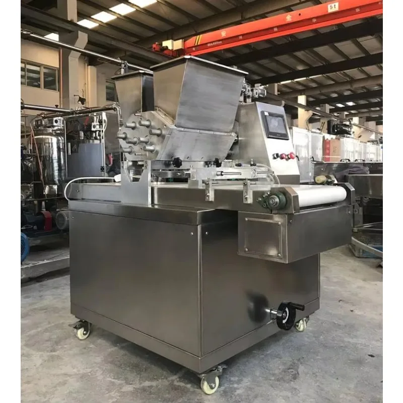 Easy to Cooperate Double Color Cookie Making Machine/industrial Cookie Biscuit Extruder Machinery Automatic Cookie Maker