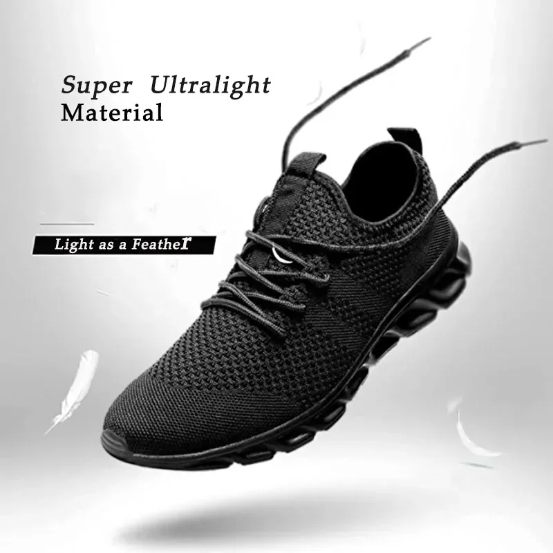 

Hot Sale Light Running Shoes Comfortable Casual Men's Sneaker Breathable Non-slip Wear-resistant Outdoor Walking Men Sport Shoes