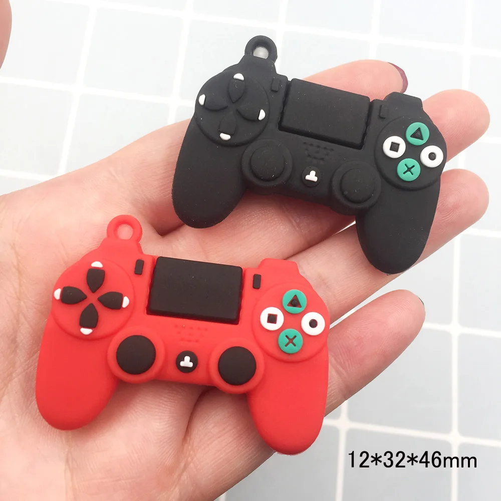 2Pcs Miniature Game Controller WIth Hook Flat back Cabochon DIY Earring Keychan  Accessories Embellishment Jewelry Making