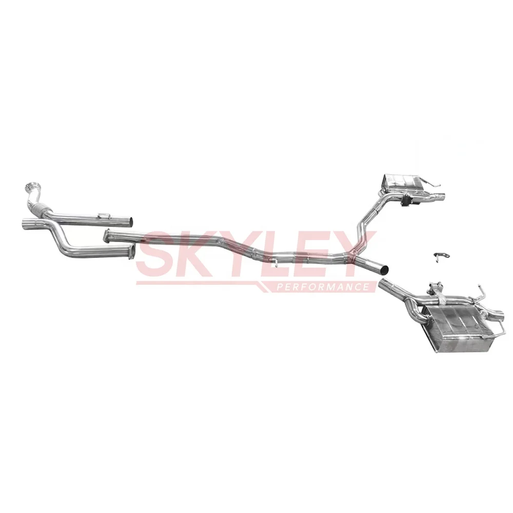 مصنع Oem Catback لمرسيدس بنز C300 C200/c250/c260 W206 W205 1.5t 2023 Ss304 ماسورة العادم مع التحكم الإلكتروني في الصمام
