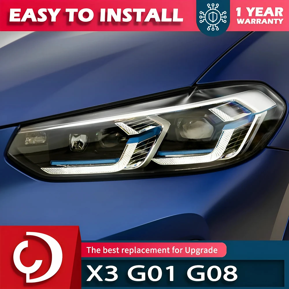 

AKD Car Styling Head Lamp for BMW X3 G01 G08 2018-2023 LED Headlight Pre-LCI Lens DRL Head Lamp Car Light Assembly