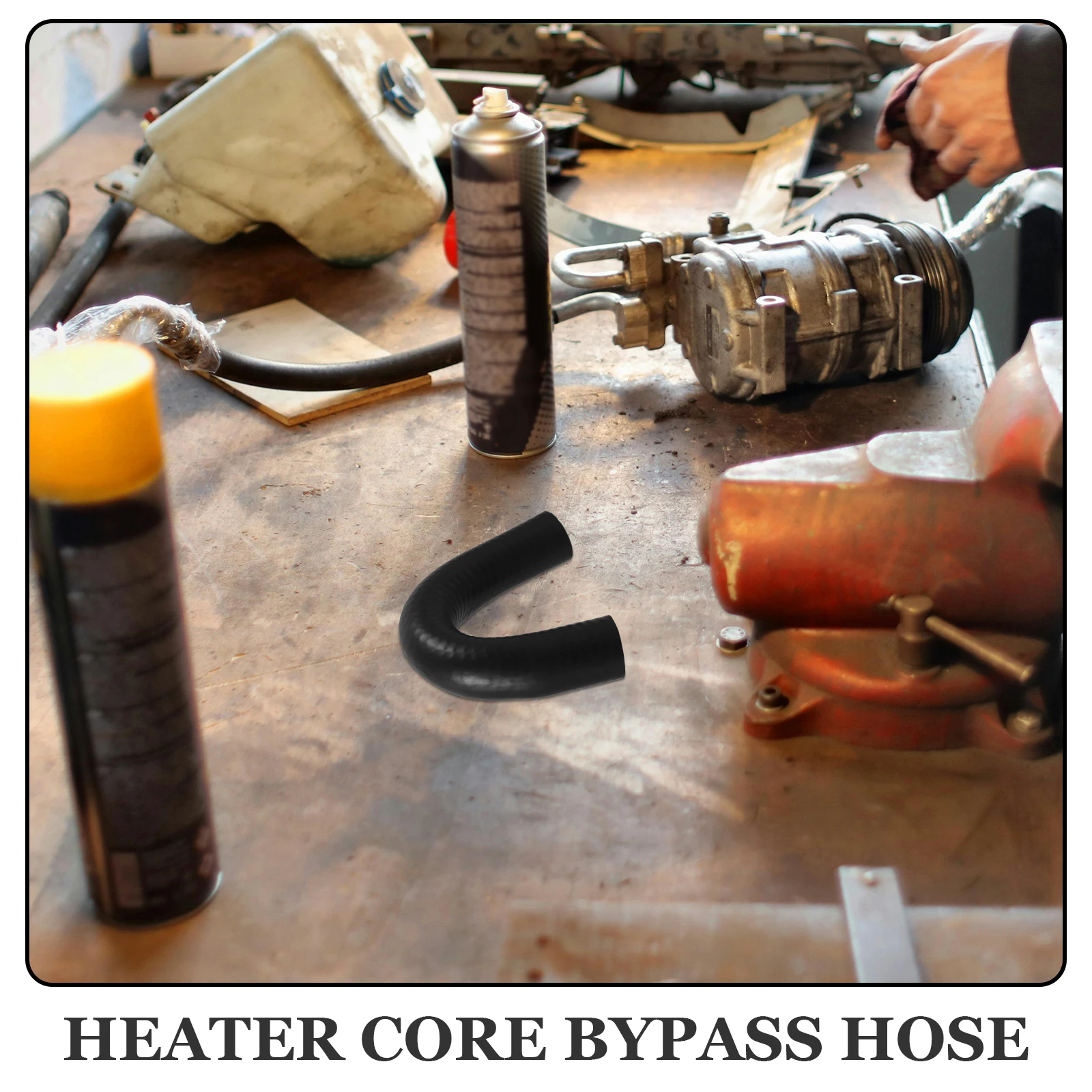 U شكل سخان الأساسية الالتفافية خرطوم المطاط محرك المبرد أنبوب المياه استبدال ملحقات السيارة تركيب سريع عملية مستقرة