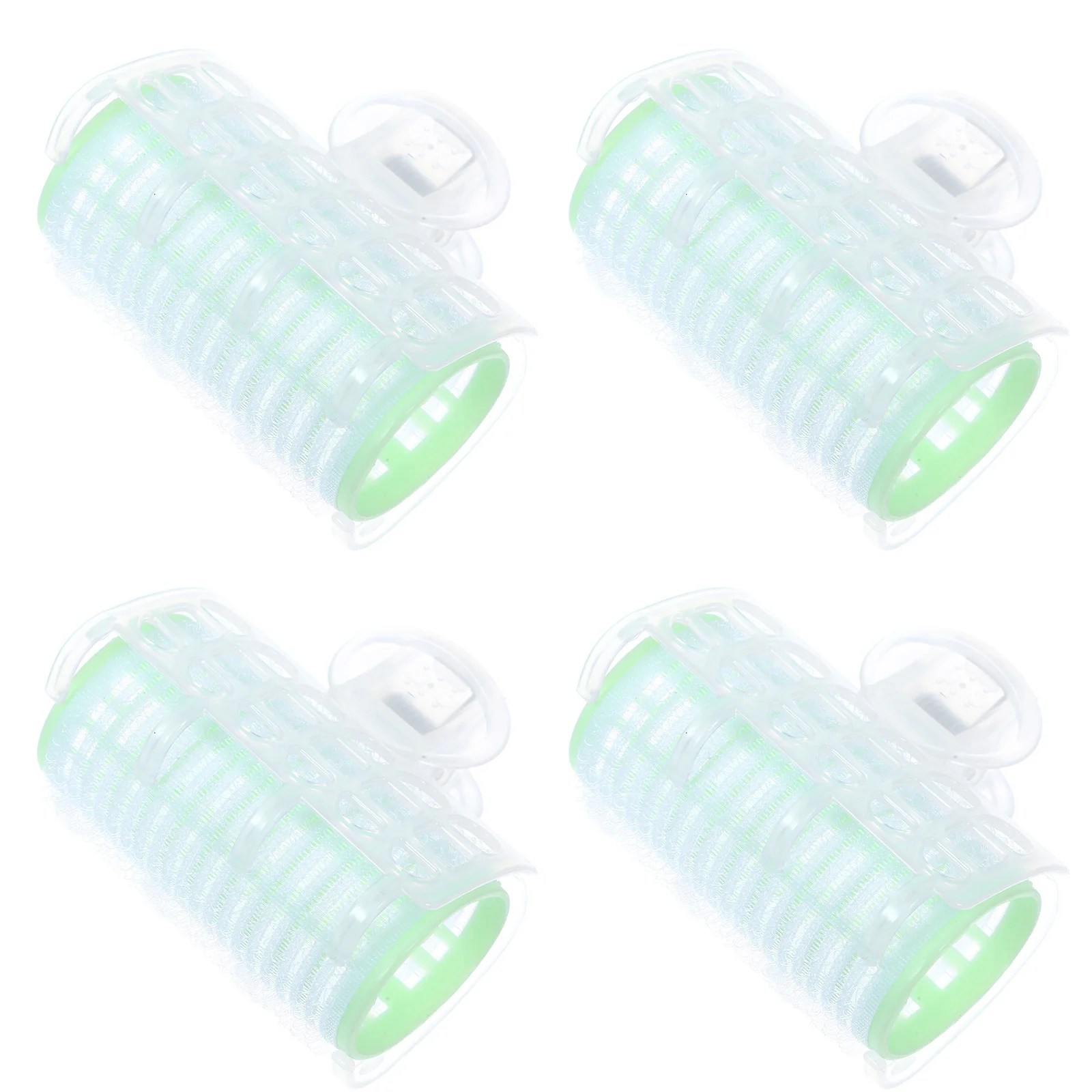 

4Pcs Curler Plastic Self Grip Rollers Lightweight Durable DIY Home Salon Curly Hair Styling Tools Suitable Long Short Straight