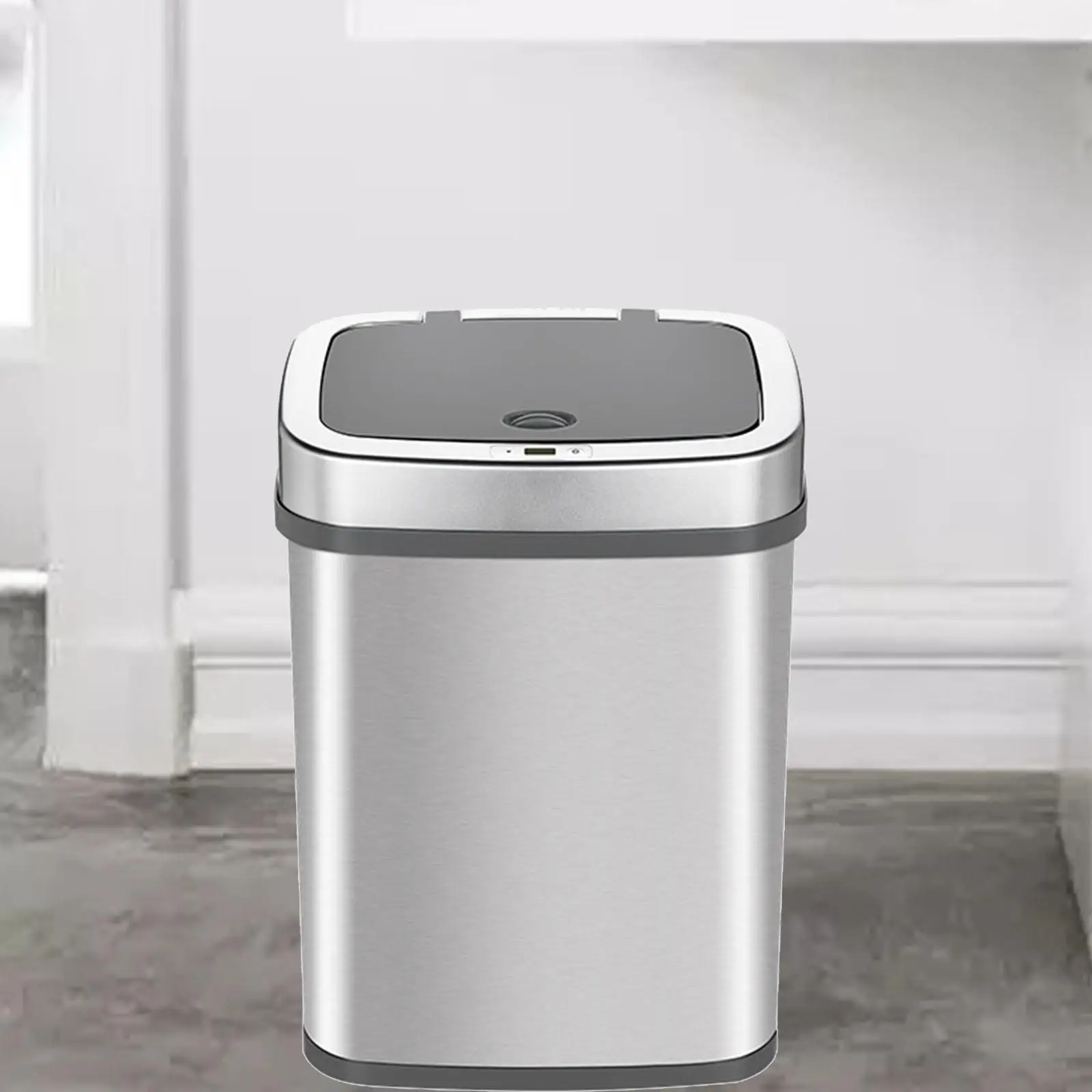 

Automatic Trash Bin Waste Bins,Rubbish Can Dustbin Electric Garbage Can,Touchless Garbage Bin Trash Can for Kitchen Home Office