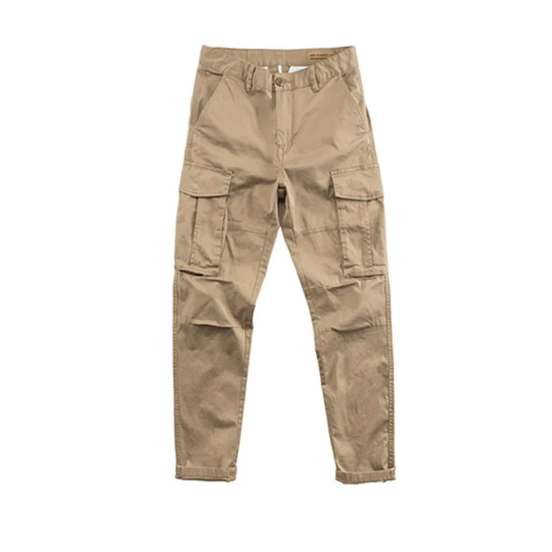 Pantalon cargo de style coréen pour hommes, joggeurs baggy, pantalons de mode de rue en plein air, randonnée, nouveau dans Long At Vintage Fjfor Men, Y2K