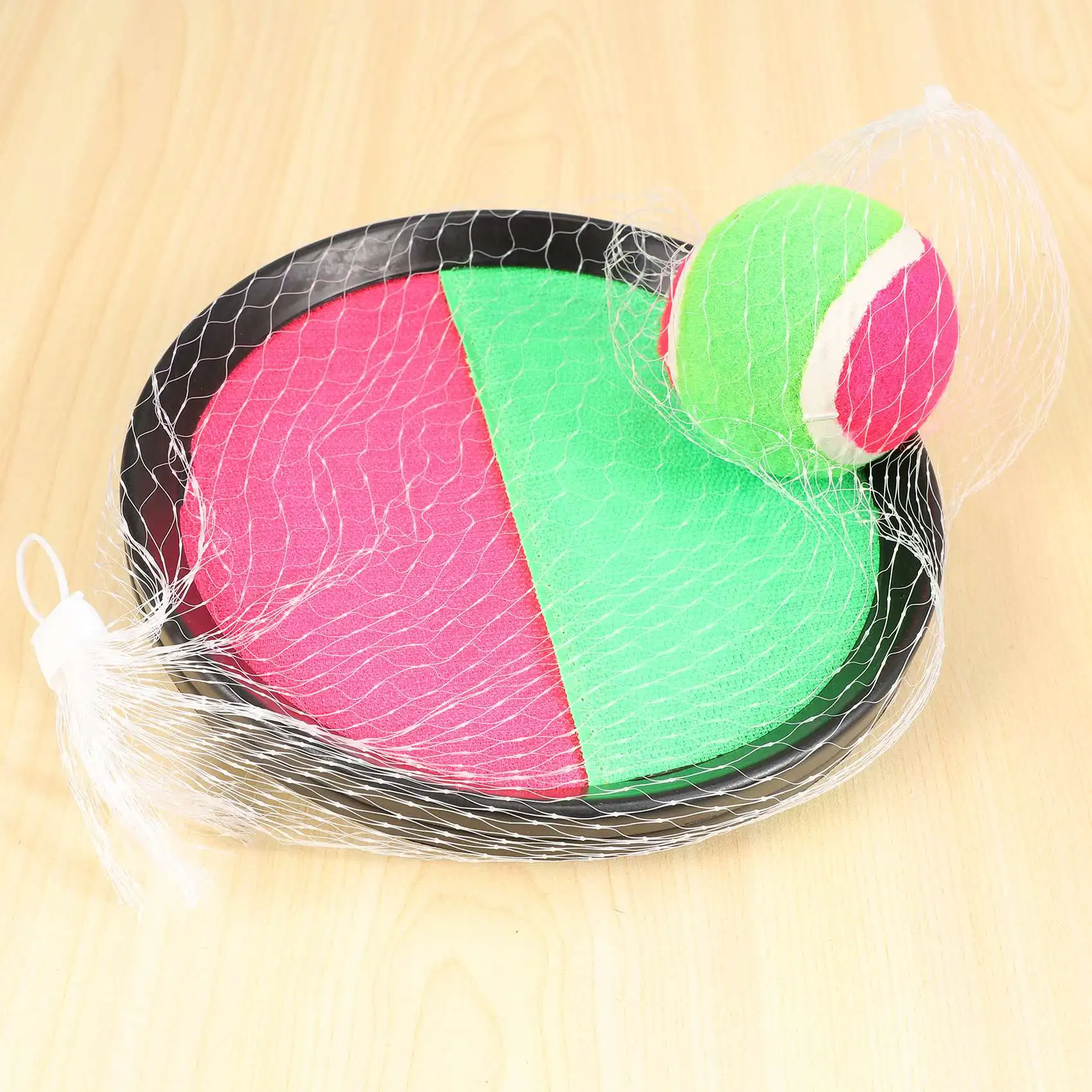 B78B-Toss And Catch Game Set Paddle Catch Ball Game Outdoor Sports Catch Ball Game Set For Kids Playing