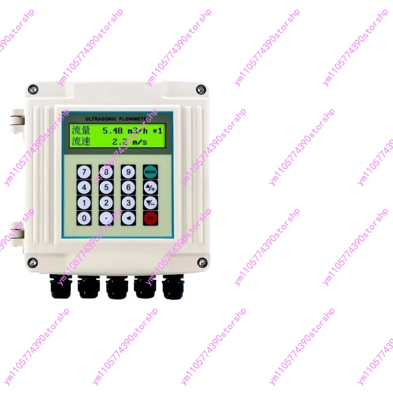 Ultras ic Flow Meter Clamp Split Type Wall Mount Handheld Liquid Water Pipe Heat Flow Sensor With RS485 Communicati Accessory