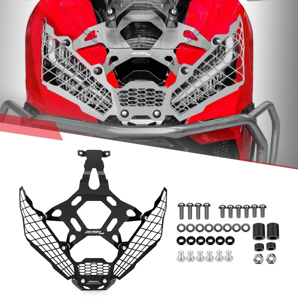 

XADV750 Headlight Protector Shield Guard Headlamp Mesh Grille For Honda X-ADV 750 XADV 750 2017-2021 2022 2023 2024 2025 2026