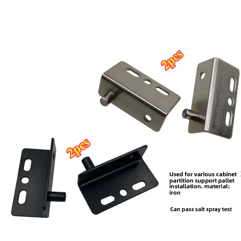 

2-piece concealed pivot hinge in black and silver for wooden doors, cabinet, wardrobe drawers, furniture hardware