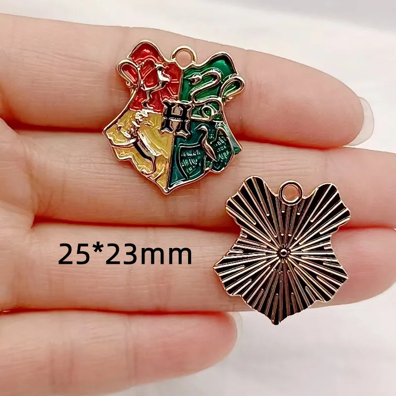 10pcs Enamel Cartoon Charm for Jewelry Making Anime Metal Necklace Pendant Earring Charms Diy Accessories Craft Supplies Bulk