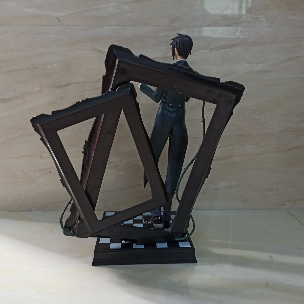 أنيمي الأسود بتلر سيباستيان ميكايليس البلاستيكية عمل الشكل تحصيل نموذج دمية لعبة 25 سنتيمتر