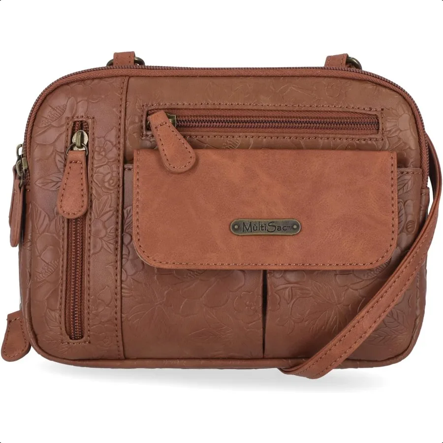 

Zippy Triple Compartment Crossbody Bag