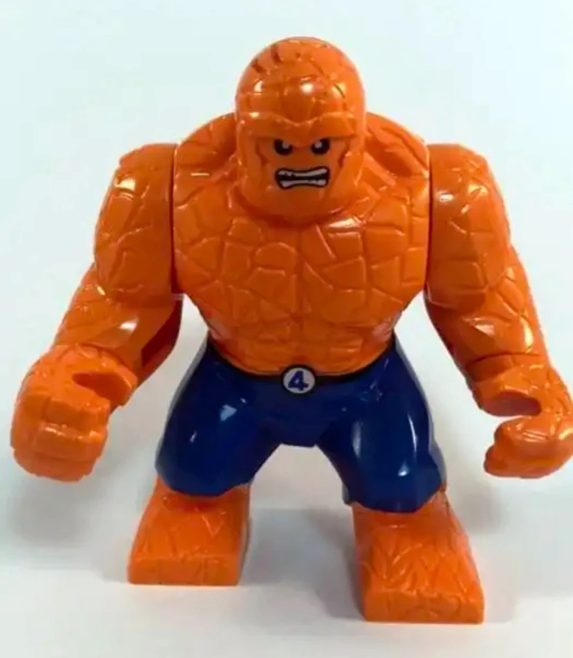 متوفر في المخزون كتل تجميع البطل الخارق MINISO شخصية Stoneman المنتقمون لعبة مكعبات البناء للأطفال للهدايا #1