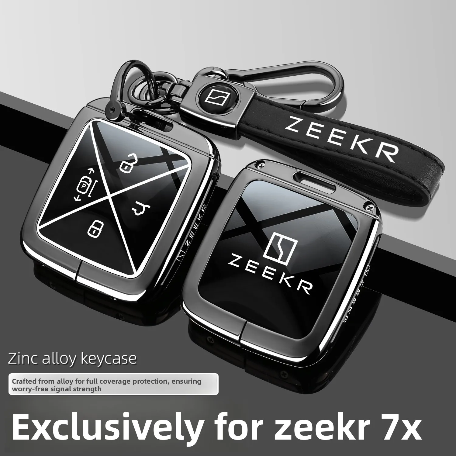 2025 New Extreme Krypton 7X Keycase 25 ZEEKR 7X Special Intelligent Driving Edition Bluetooth Smart Card Car Shell Buckle Male