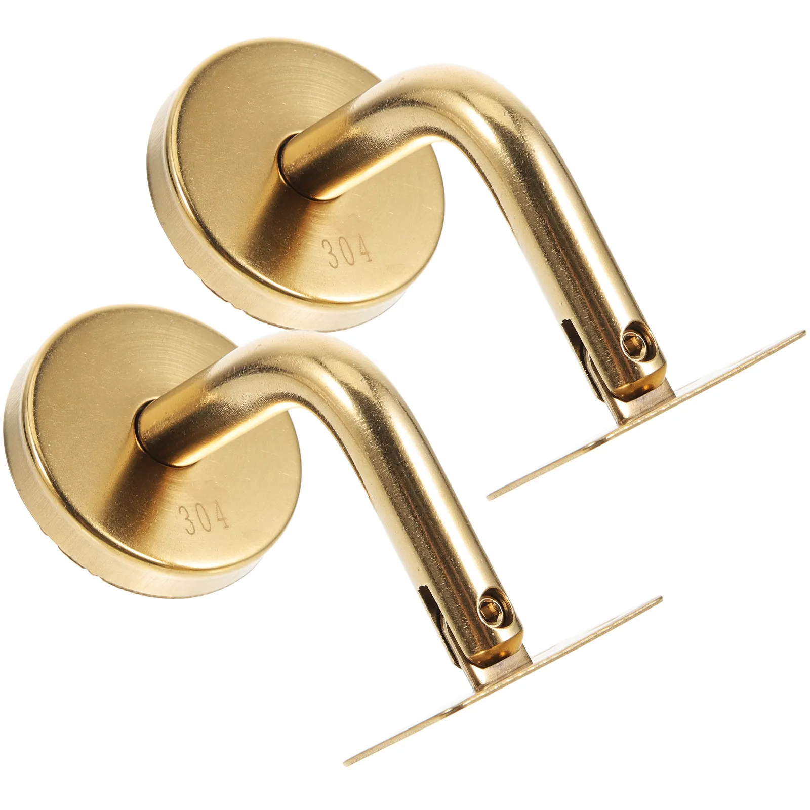 Stainless Steel Handrail Brackets 2 Pack Scratch Resistant Stair Railing Supports for Deck Railings