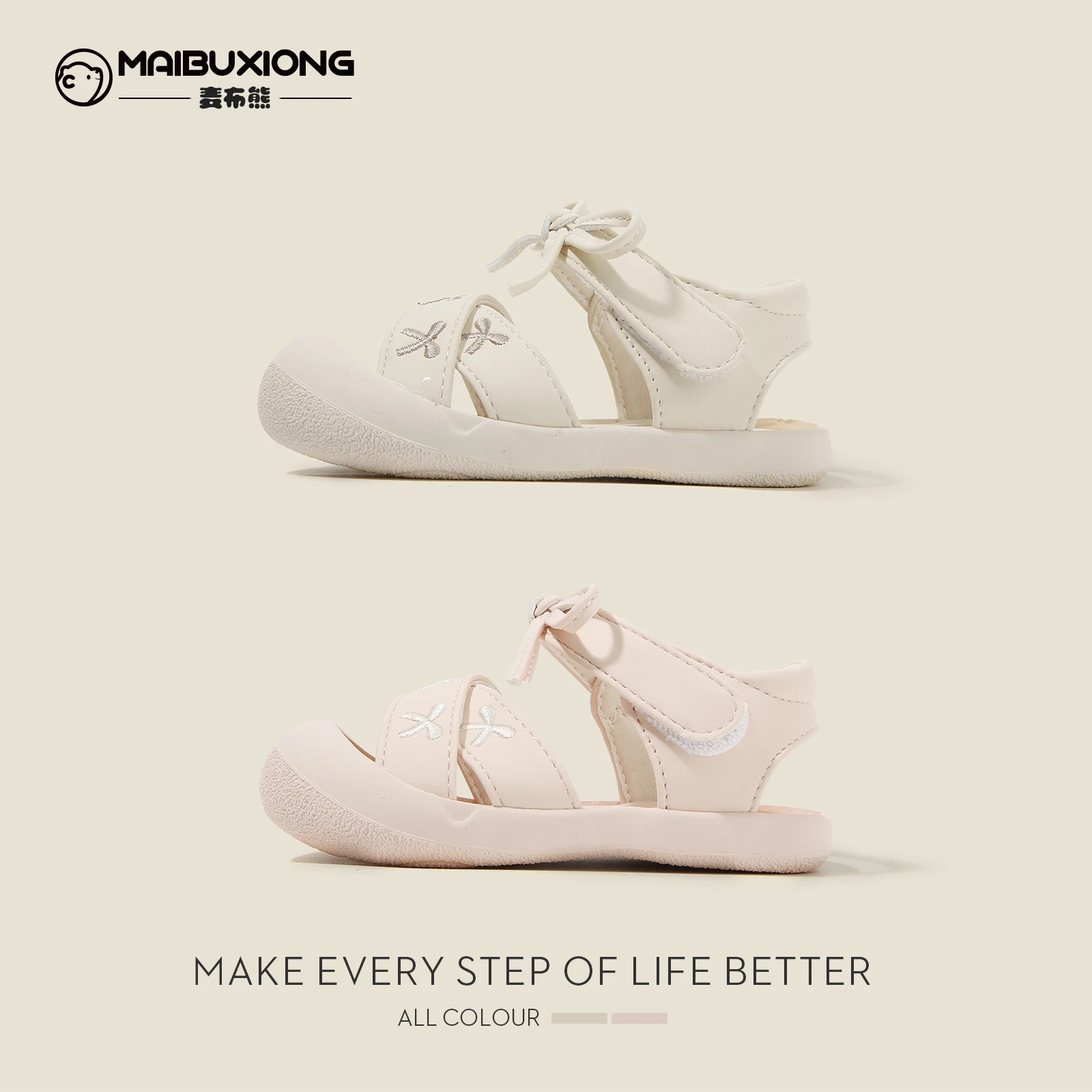 Bebé niños bebé fondo suave niñas pequeñas princesa envuelto cabeza sandalias niños pequeños novedad de verano al por mayor