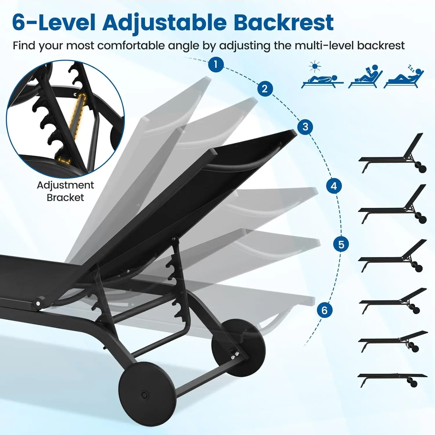 Thumbnail 4 - #17 Best Adjustable Sun Loungers to Buy In 2026