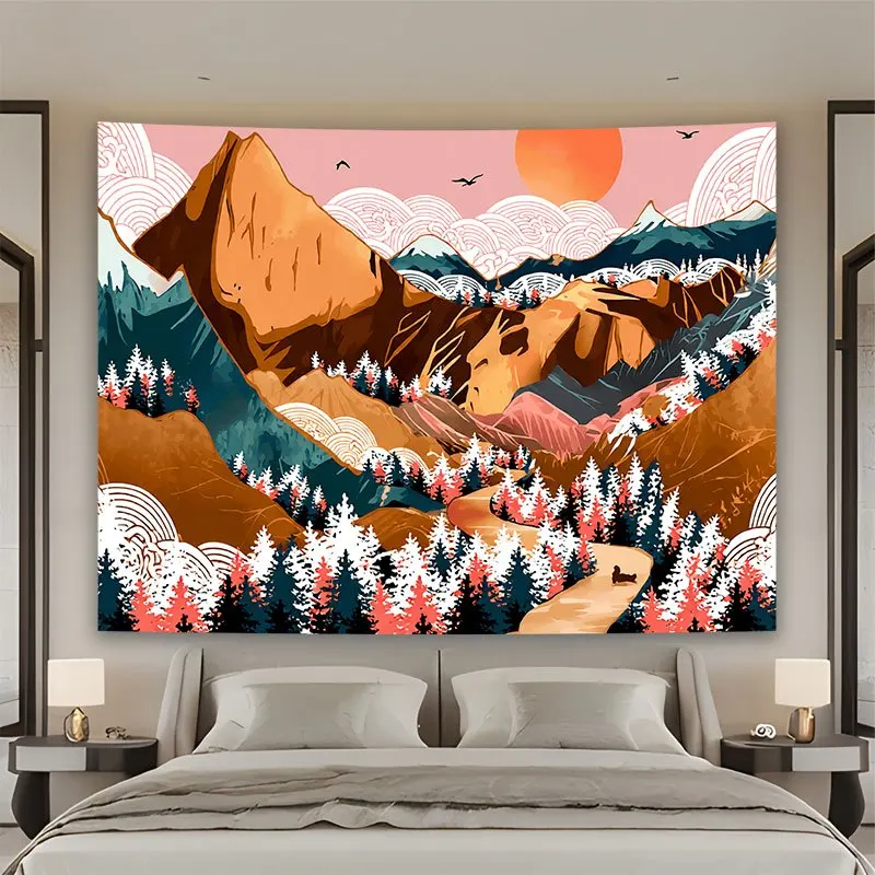 Mountain Range Sunrise + 