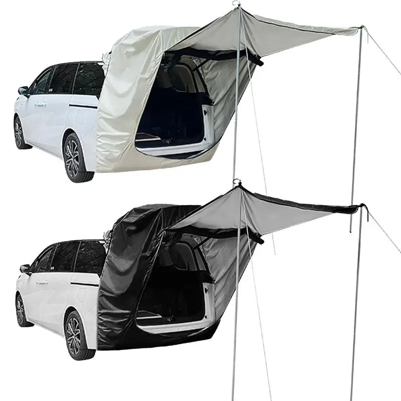 

Outdoor Camping Car Tent Auto Tailgate Awning With Storage Bag Rainproof MPV Sunshade Tent External Accessories For Traveling