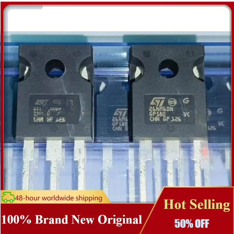 10-30PCS 100% New Imported Original 26NM60N STW26NM60N TO-247 N-ch Power MOSFET Transistor 20A 600V Hot Selling