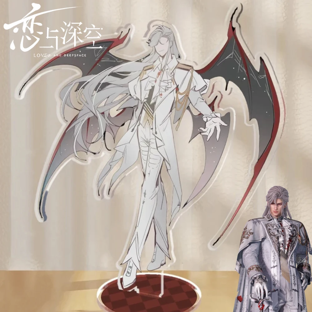 

Акриловая фигурка-подставка для косплея Сайлуса из игры Love and Deepspace, модный настольный декор, коллекционный реквизит