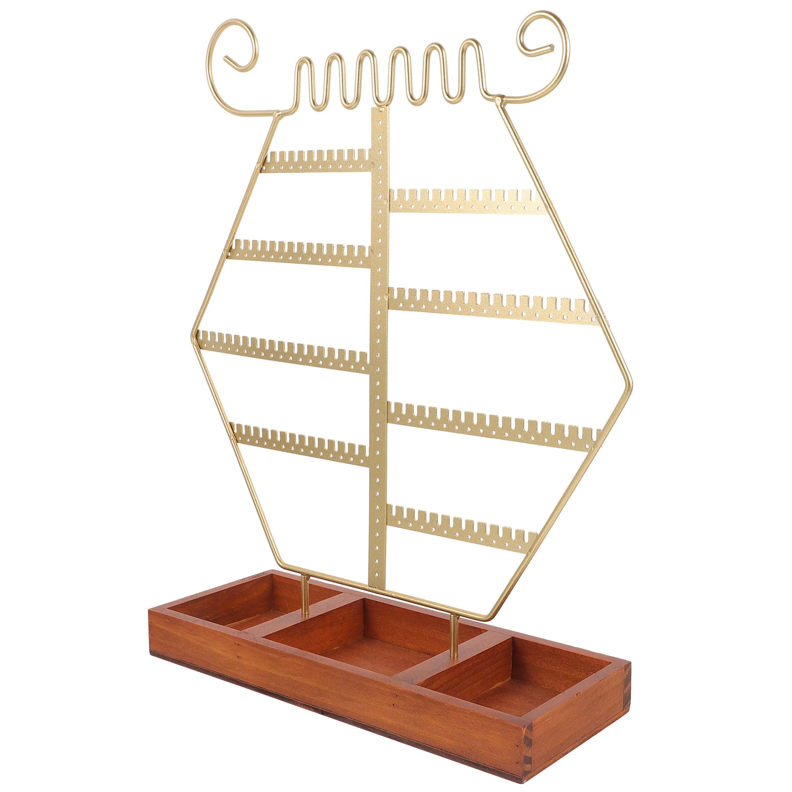 Decorative Earring Display Stand Unique and Stable for Girls to Organize and Showcase Ear Studs Earrings Organizer