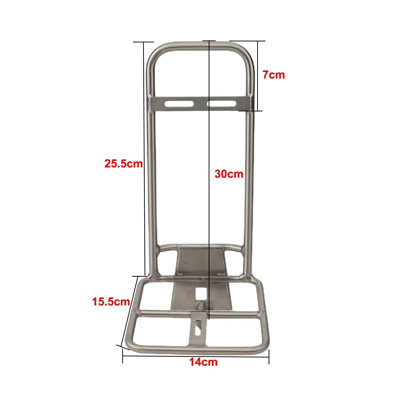 Bike-Ultralight Titaniums Alloy Front Rack For Brompton Folding Bikes Corro-sion Resistant Luggage Carrier With Easy-Roll Wheels