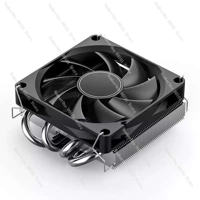 Hp400s push-down cpu radiator air cooling 4 copper tube htpc server itx ultra-thin fan