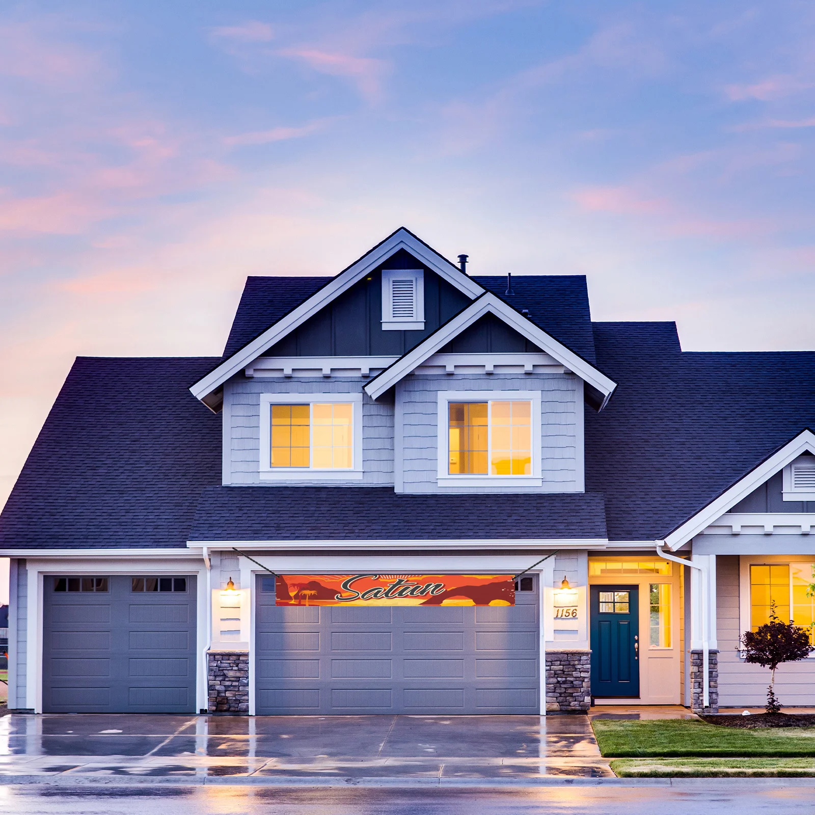 

Large Blank DIY Hanging Banner Polyester Sign for Business Office School Festival Decoration Banners and Signs Customize