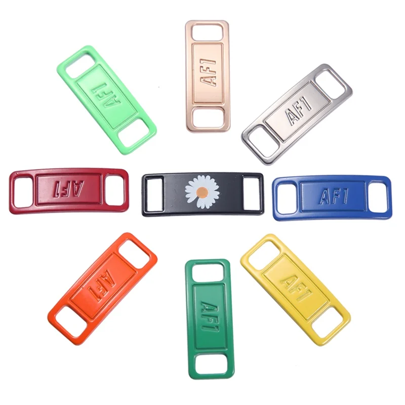 For Air Force One Shoelace Buckle Metal Shoelaces AF1 Shoe Accessories Metal Lace Lock Sneaker Kits Metal Lace Buckle