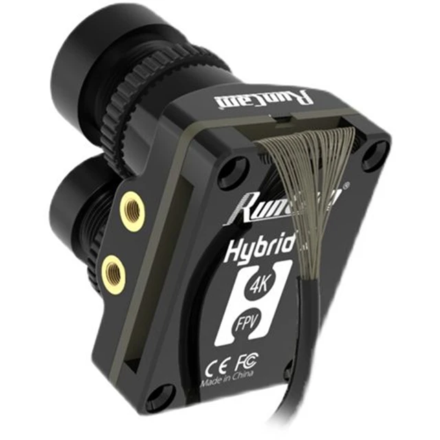 RunCam Hybrid 2 Upgraded 4K FPV and HD Recording cam.era with Dual Lens FOV 145 angle Phoenix 2 Analog Sensor 128G DIY