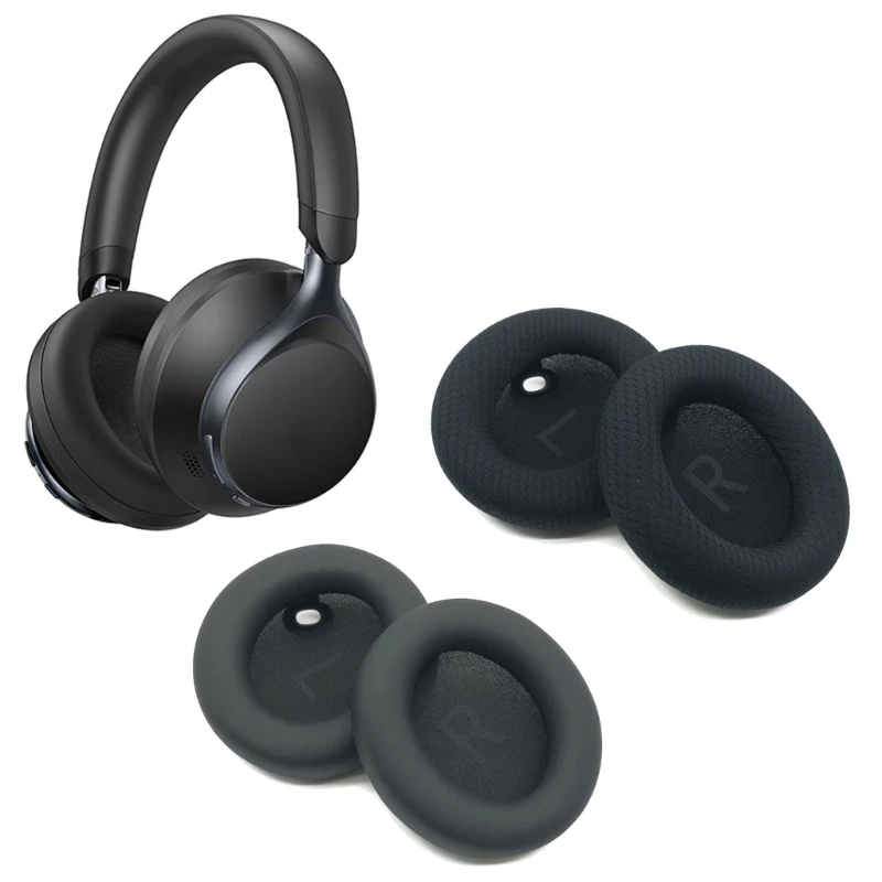 Protein Leather Earmuffs for Anker SpaceOne S1Headphones Soft Sponges Earpads Case Cover Ear Pad Earphone Cushions