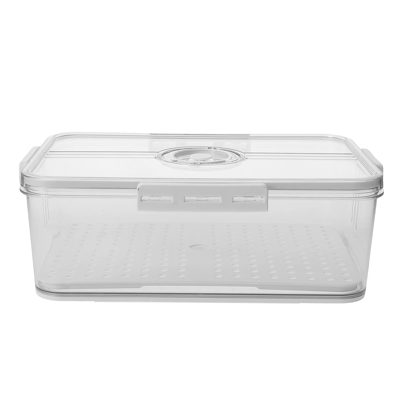 

Reusable Bread Box Transparent Airtight Plastic Container with Timing Record Kitchen Storage Timing Recording Bread Box