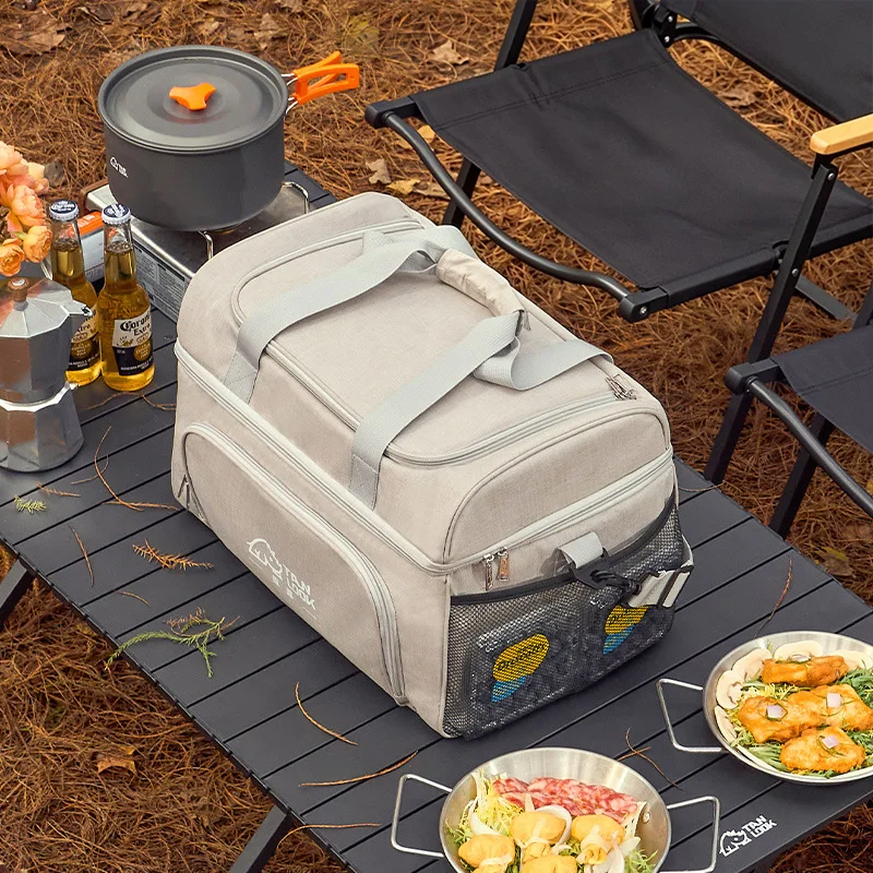 10l-30l-キャンプクーラートートバッグポータブル断熱クーラーバッグ食品飲料収納バッグ屋外キャンプピクニックバーベキュー旅行用