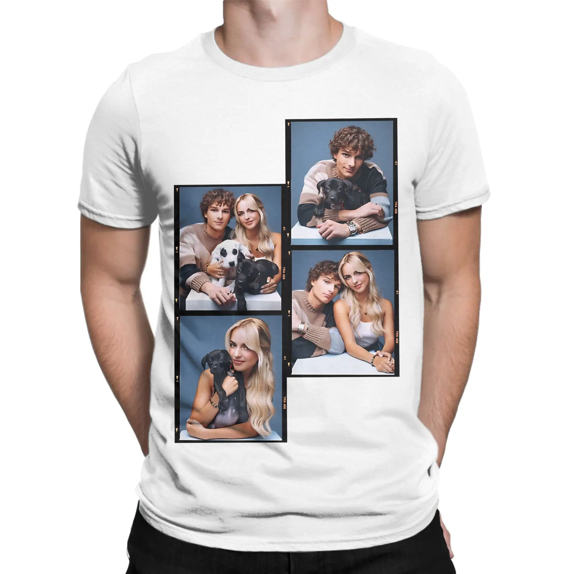 Men's Mckenna Grace Mason Thames T Shirt  Cotton Clothes Awesome Short Sleeve Round Neck Tees Summer T-Shirt