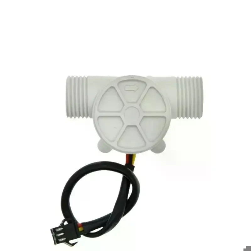 【New】1Pcs DC 5-18V Flowmeter Hall Flow Sensor Water Control Liquid Flow Sensor Switch 1-30L/min 1.75MPa 12V Water Flow Sensor