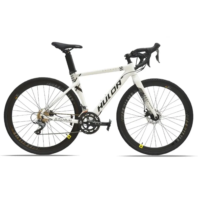 700C-R2000 Aluminum alloy Road bike Double disc brake 16speed 46/48cm Shock absorption Road racing aldult Men and women student