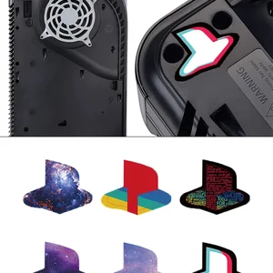 Daten Frog-PS5-Konsole-Logo Skins Undercover Adhäsive Combo, PlayStation 5 Disco, CD-Treiber, digitaler Host-Aufkleber 12 Hauptverkaufsdekoration PS5 - №2
