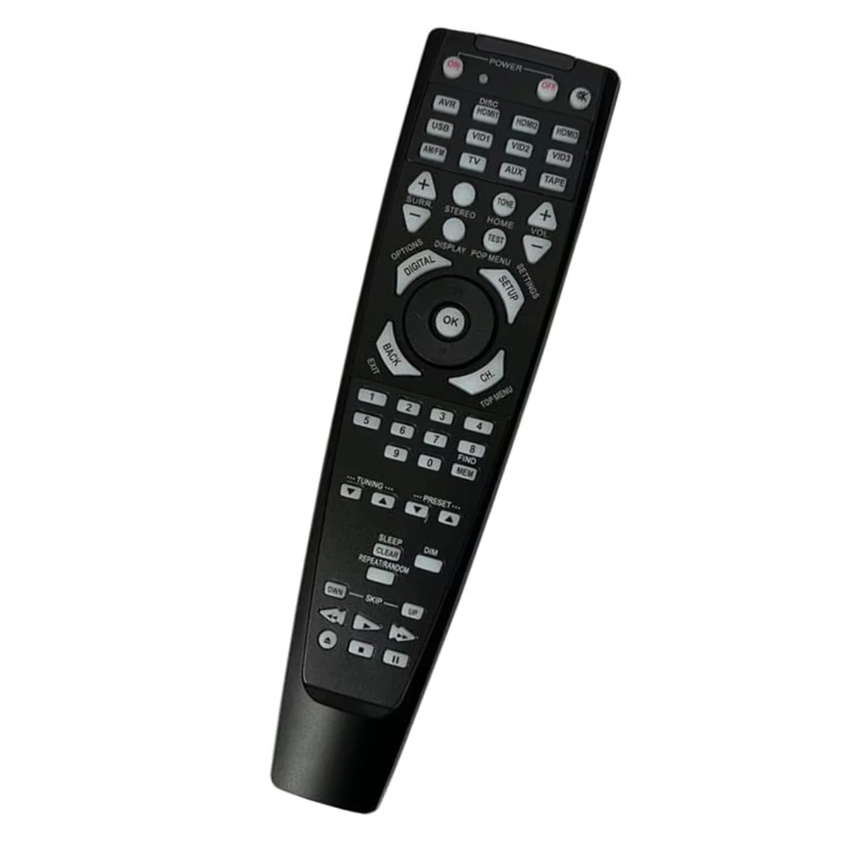 Replcement Remote Control For Harman-kardon AVR147 AVR155 AVR158 AVR134 AVR165 AVR1565 AVR160 AVR1600 AVR1650 AV A/V Receiver