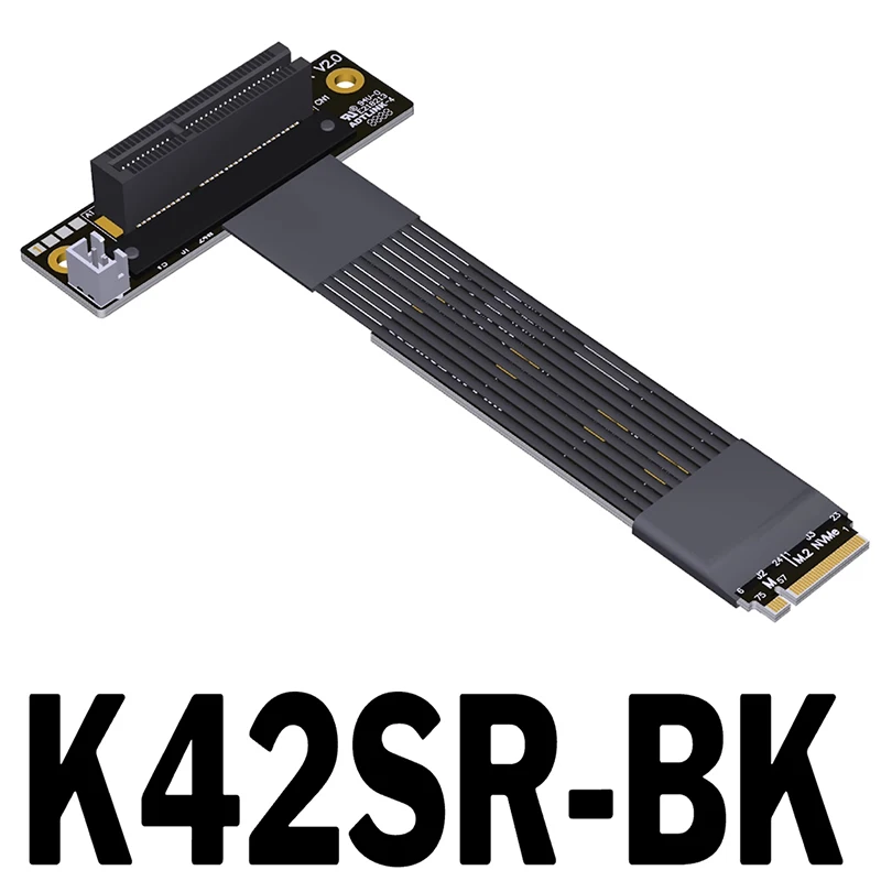

Кабель-удлинитель M.2 на PCI-E x4 128 Гбит/с для настольных ПК, внешняя графика, M2 M-key для NVME, адаптер PCIe 5.0 X4