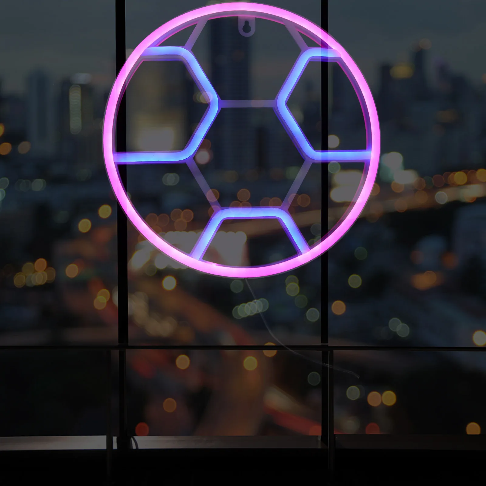 Football Neon Light Led Soccer Atmosphere Lamp For Bedroom Bar Party Wedding Home Wall Decor Decorative Lights