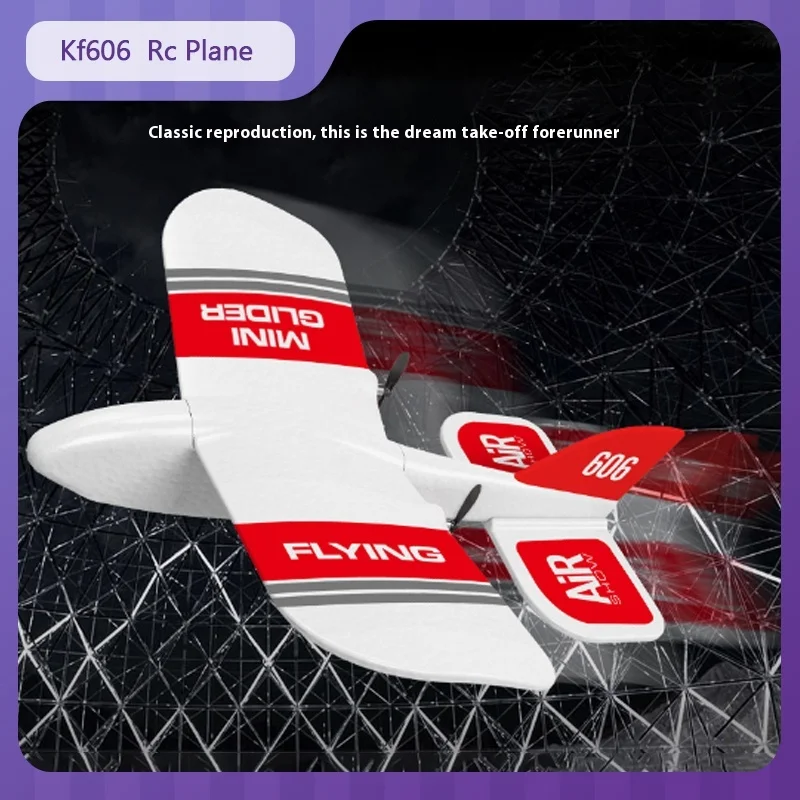 

Kf606 Rc Plane Mini Indoor Hand-Thrown Gyroscope Foam Glider Epp Fall Resistant Remote Control Aircraft Children'S Birthday Gift
