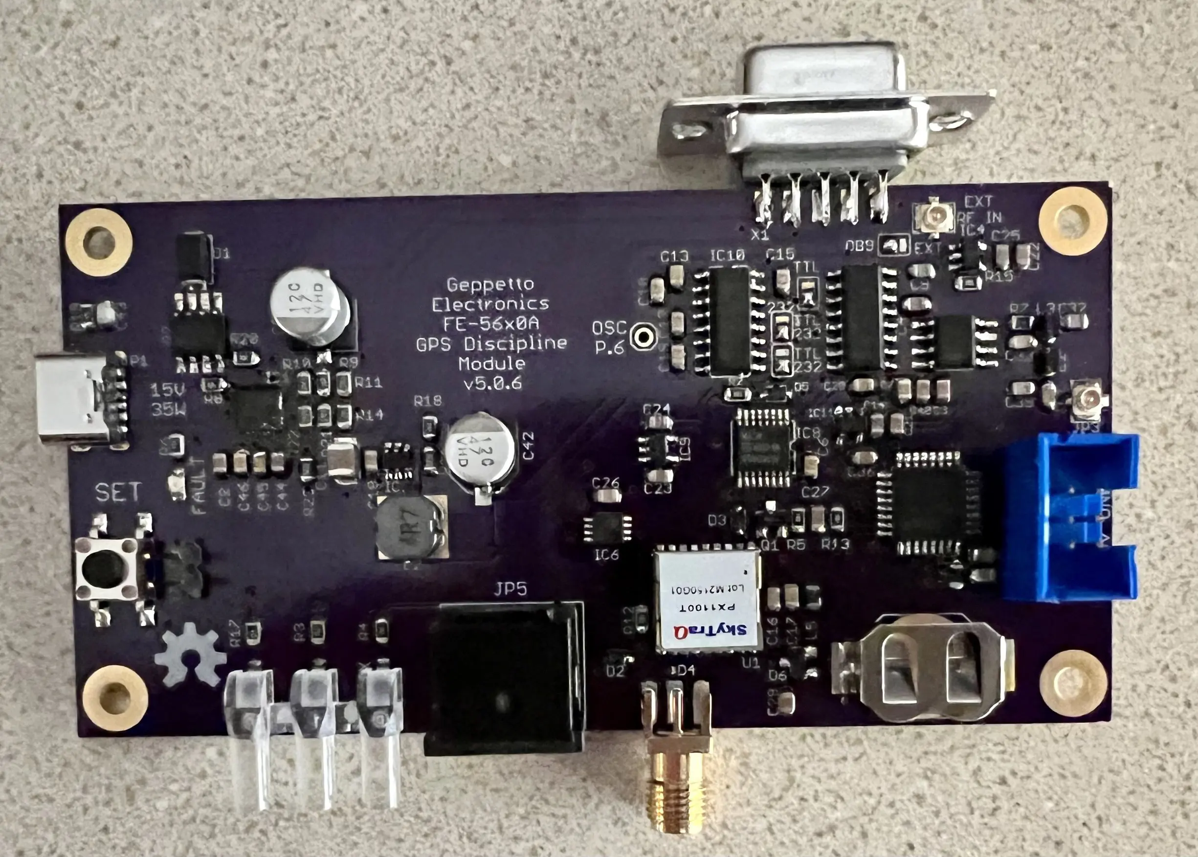 FE-5680A GPS Discipline module GPS discipline module for the FE-5680A and FE-5650A frequency standards