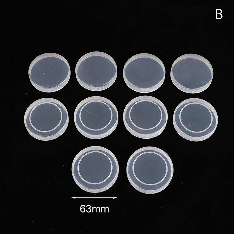 10 قطعة قطرها 53/63/70 مللي متر ثقافة الأنسجة غطاء زجاجة مقاومة الفطر زجاجة غطاء محكم تنفس غطاء خاص ثقافة قبعات #3