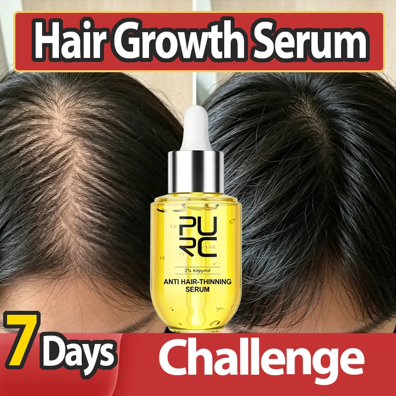 PURC Hair Growth Serum Thinning Hair Loss Treatment Hair Repair Oil Hair Growth Products for Men Women Hair Care