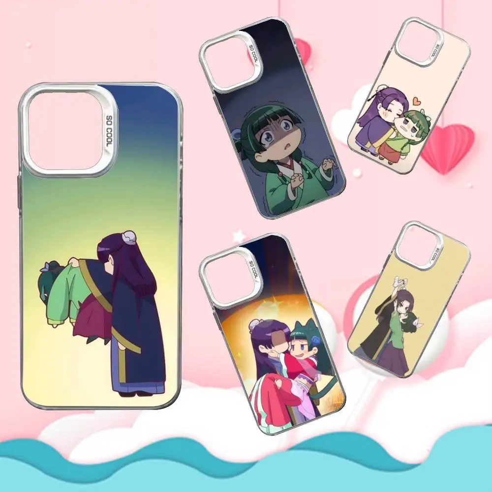 

Apothecary Diaries Maomao Phone Case For iPhone 16,15,14,13,12,11,Mini,Pro,SE,MAX White Matte Shockproof Cover